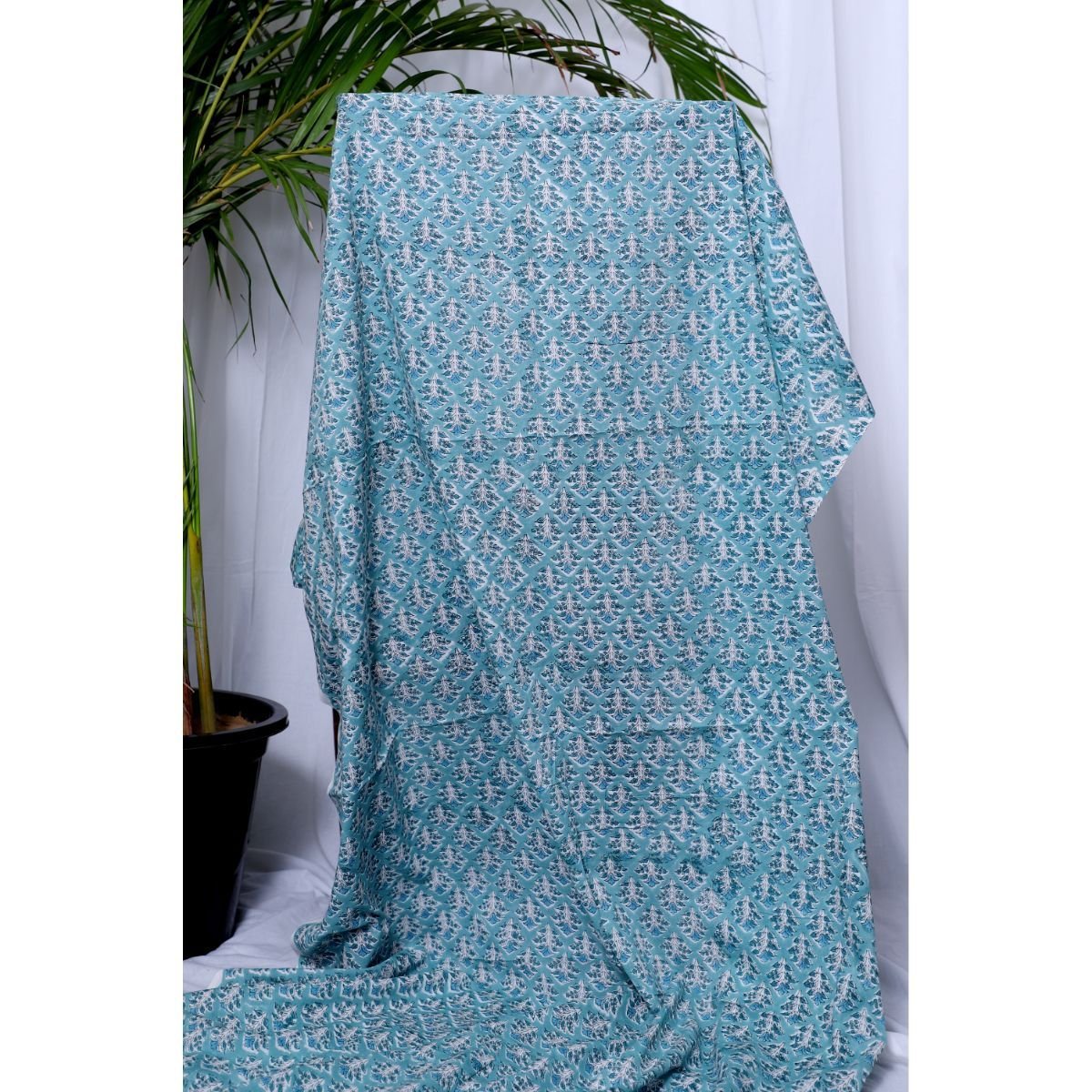 PURE 100 % COTTON HAND BLOCK FABRICS ,SOLD BY THE METER