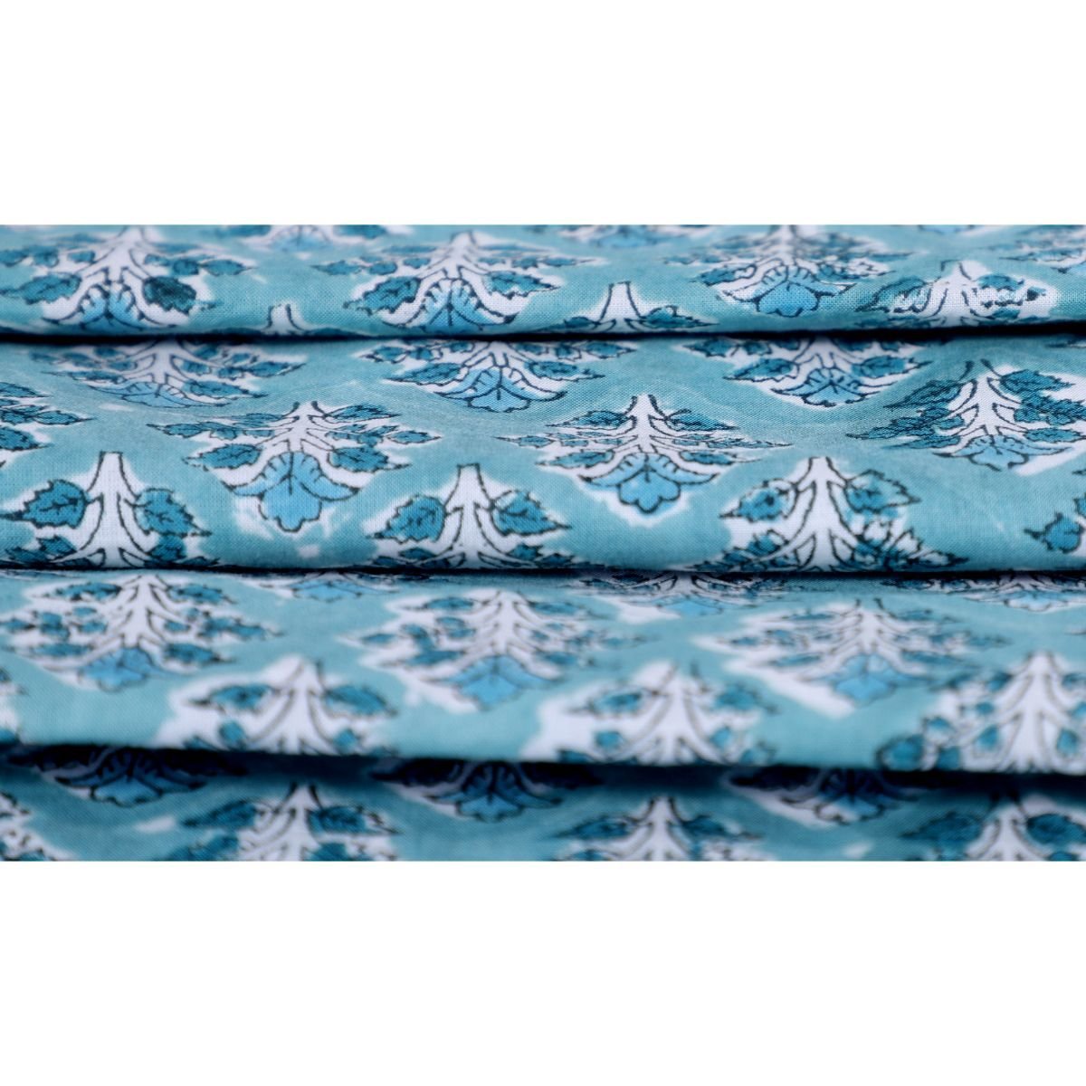 PURE 100 % COTTON HAND BLOCK FABRICS ,SOLD BY THE METER - Image 5