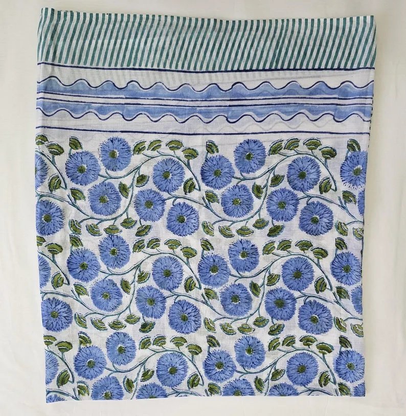 COTTON HAND BLOCK SCARF MADE WITH NATURAL COLOUR - Image 6